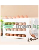 Автоматично плъзгаща се кутия за съхранение на яйца 30 броя